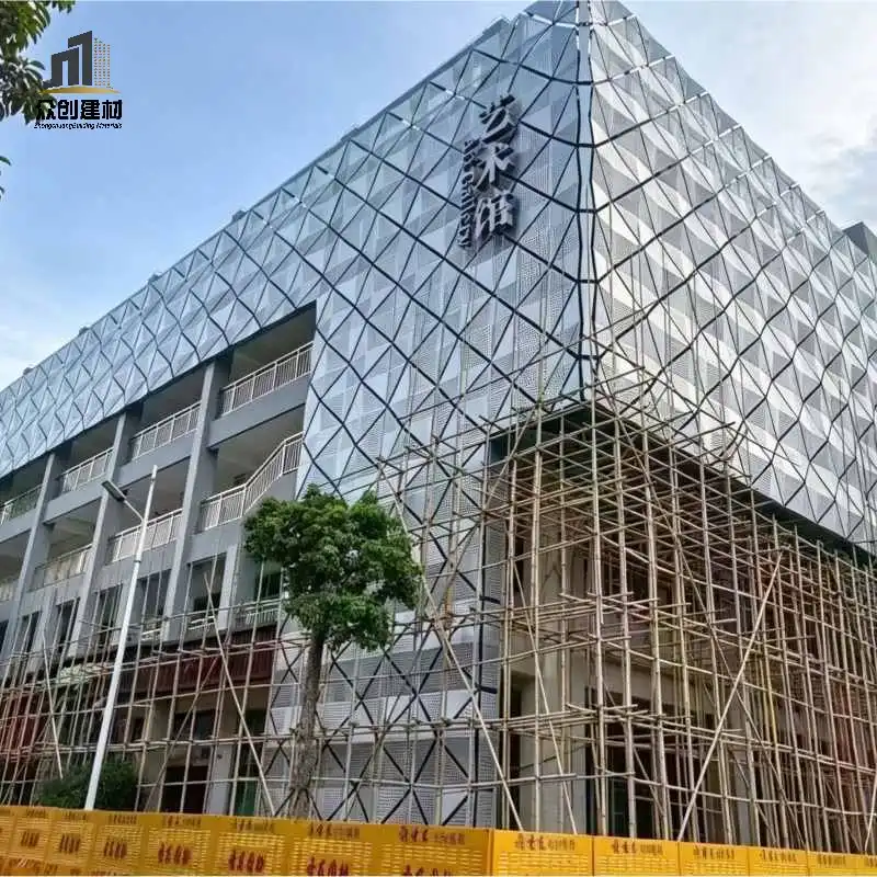 A2 Non-Combustible Folded Aluminium Cladding